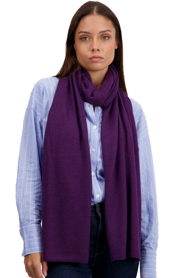 Baby Alpaca accessories scarves mufflers vancouver purple 210 x 45 cm